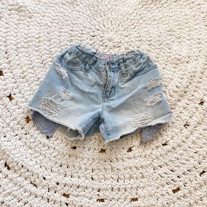 Denim shorts